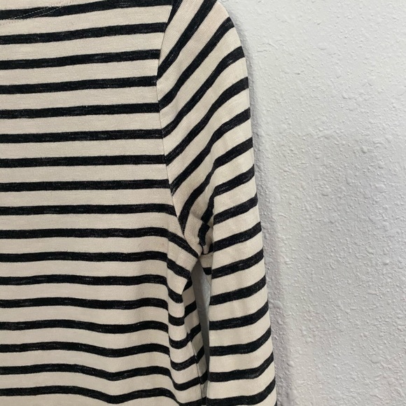 French Girl Navy stripped Gap Top - Picture 3 of 4